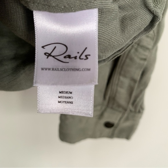Rails Collin’s Military Jacket in Sage Size M - Picture 9 of 11